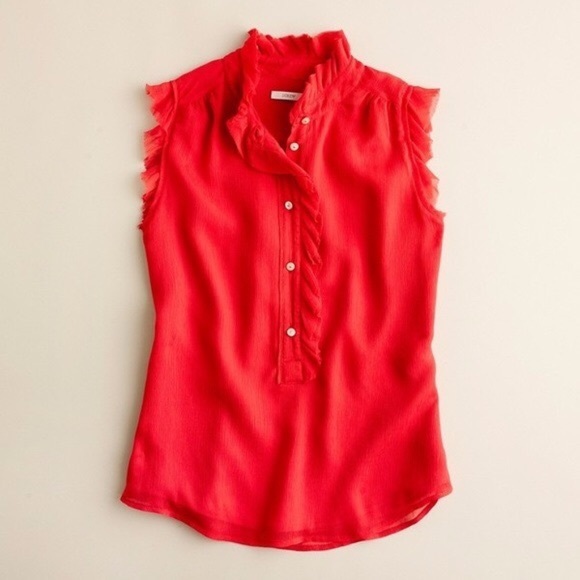 J. Crew Tops - •J. Crew• Natasha Silk Tank Top